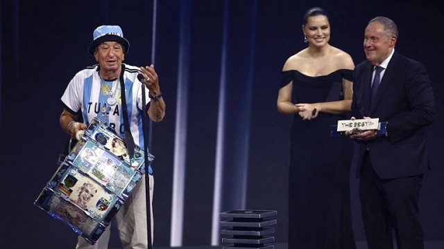 La hinchada argentina se quedó con la distinción a la mejor del mundo en los premios The Best