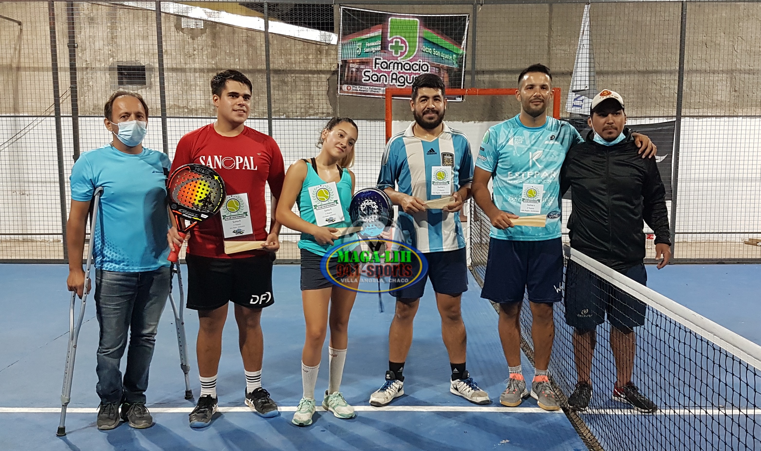 Exitoso Torneo de Pádel en Club Centenario de Villa Ángela