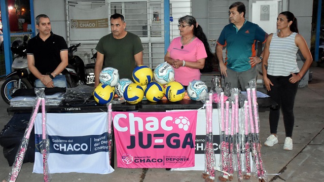 El IDCH entregó elementos en el Parque Urbano Tiro Federal 