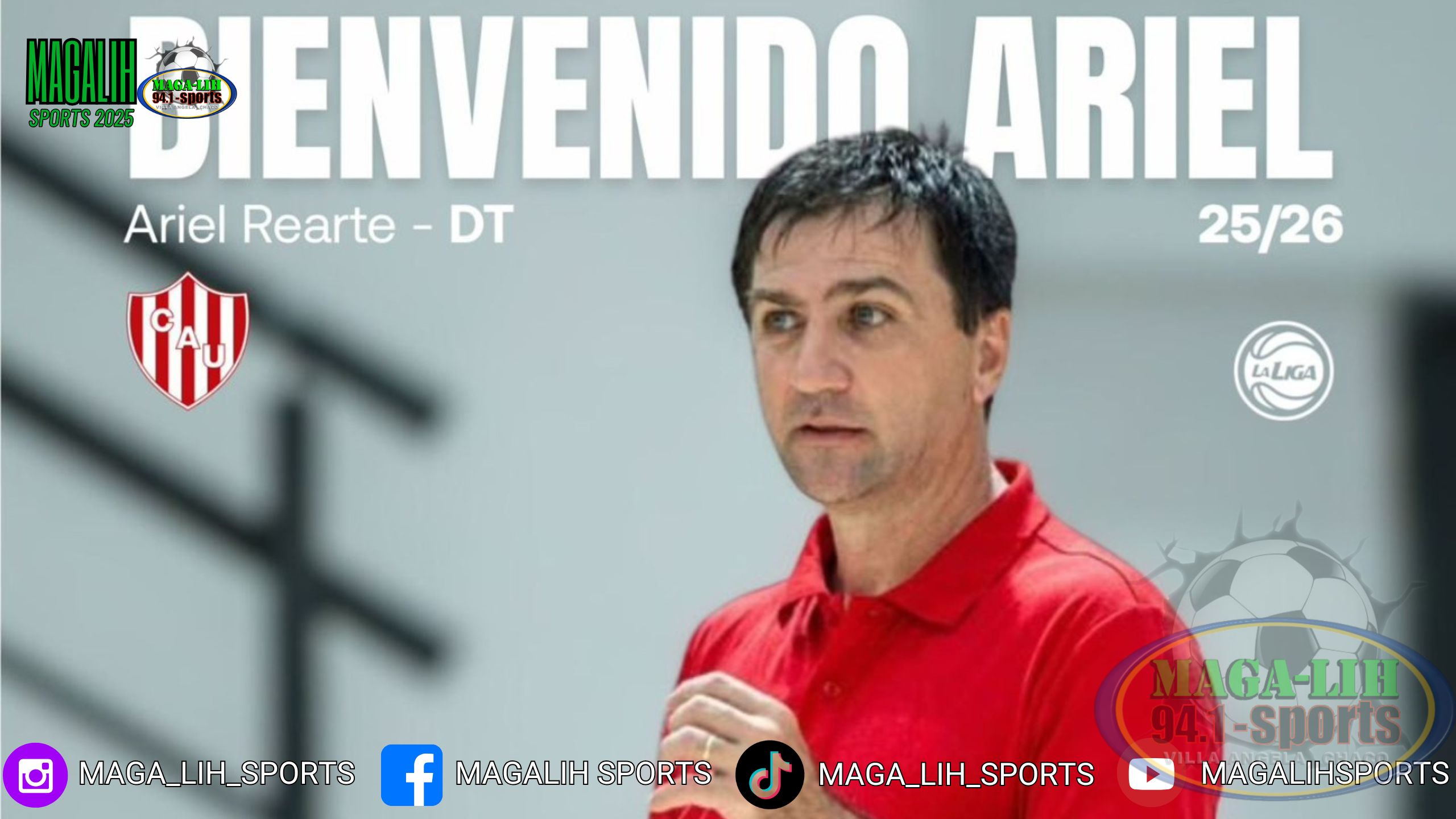 Liga Nacional: El Saenzpe&ntilde;ense Ariel Rearte es nuevo DT del "Tatengue"