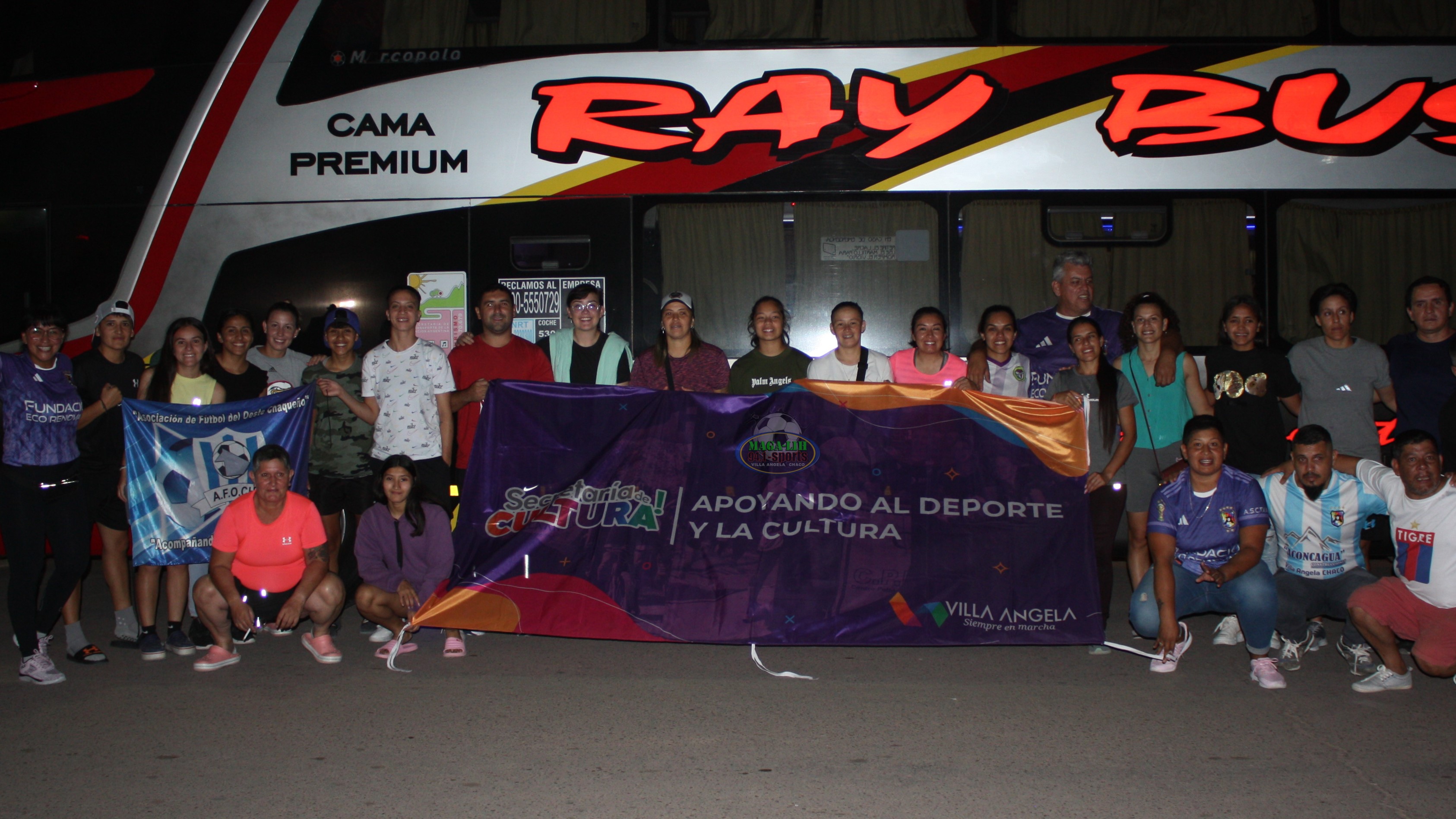 Copa Federal: Las Hilanderas partieron con sus mochilas cargadas de ilusiones rumbo a la gran capital