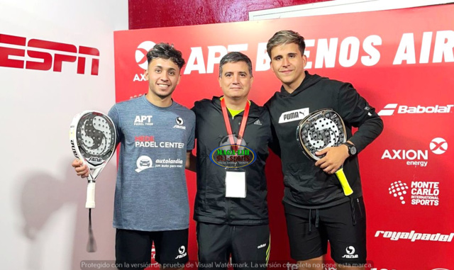 Pádel: Gran remontada de Ferreyra y Del Moral en el Axion APT Buenos Aires Master